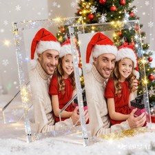 2 Pack 5x7 Full Size:6x8 Acrylic Picture Frames With Stand, Clear Magnetic ...