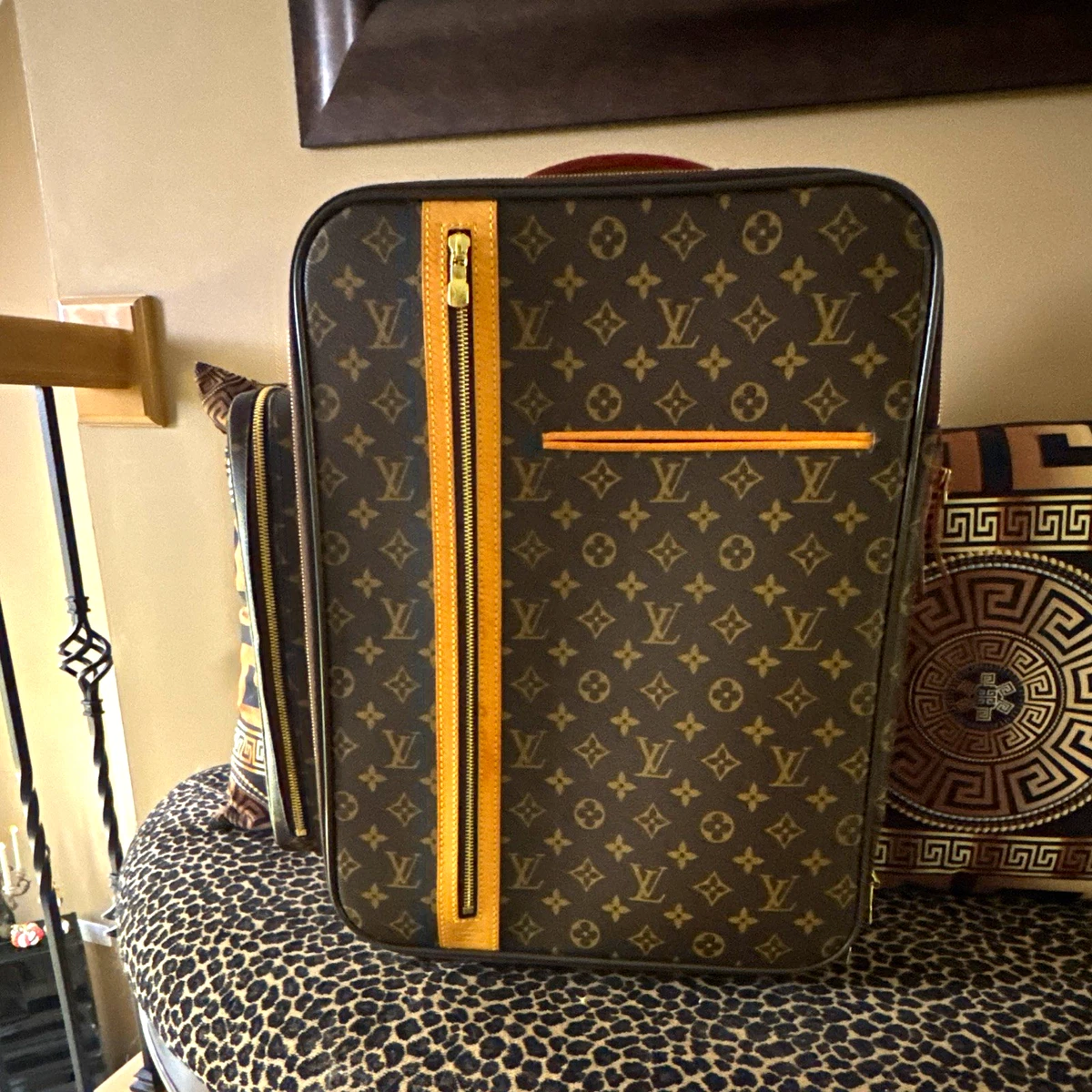 Louis Vuitton キャリーカート モノグラム 25+ Louis Vuitton Leather Wheels/Rolling Travel Luggage for sale