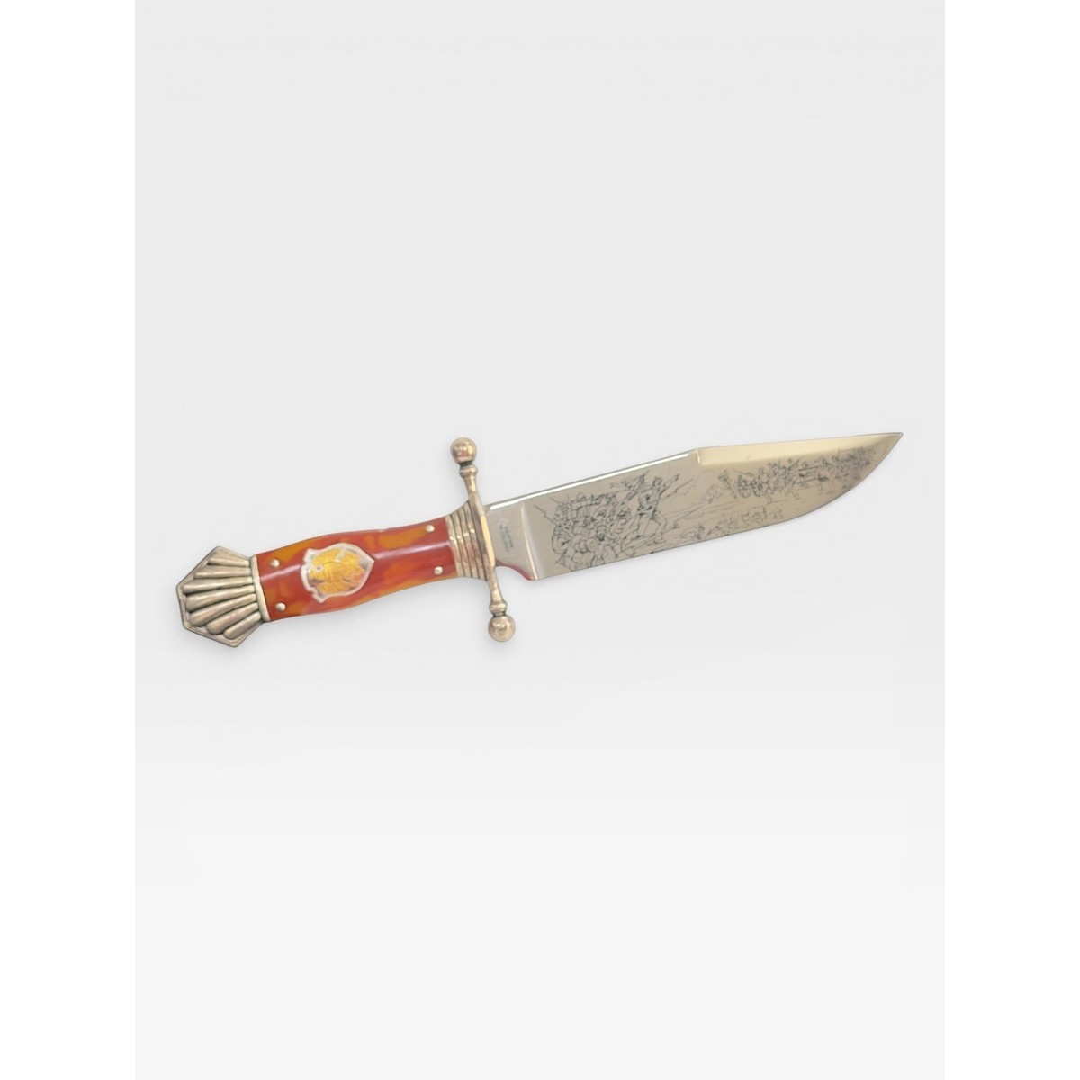 Franklin Mint USA Civil War Themed Stainless Fixed Blade Bowie