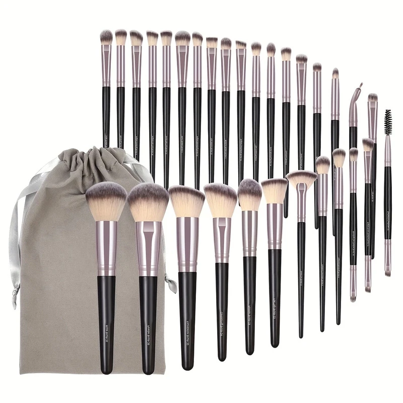 30 pcs Makeup Brushes Set Foundation Cosmetic Brushes Professional for Makeup