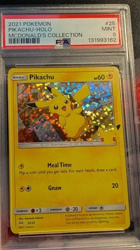 Pikachu 025/025 McDonald's 25th Anniversary Holo