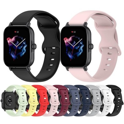 10-Pack Bands Compatible with Amazfit Bip 6 22mm Washable Silicone Straps...