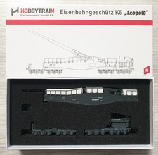 Hobbytrain 23604 cannone ferroviario K5 Leopold scala N NUOVO IMBALLO ORIGINALE