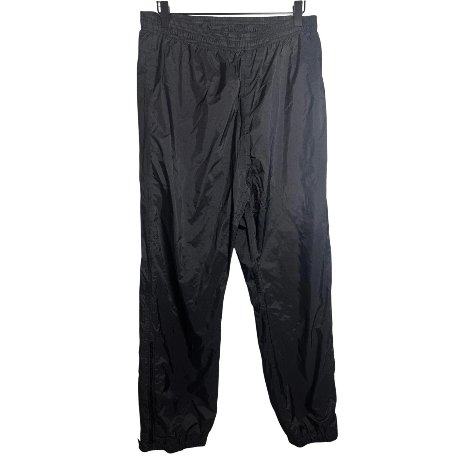 LL Bean Stowaway Gore-Tex Rain Pants Mens Small Black Waterproof Shell Hiking