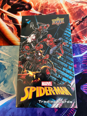 UPPER DECK 2024 Marvel Spider-Man Trading Card Box (12 packs) - FACTORY SEALED!