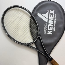 Pro Kennex Graphite Composite Tennis Racket Black Vintage w/ Bag 4 1/2