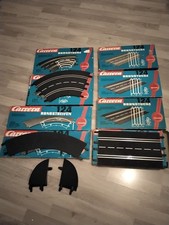 Carrera 124 Standardgerade Kurve 1 Randstreifen Randstreifenabschluß Vintage