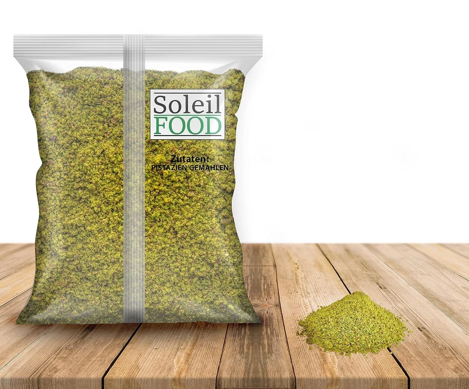 250g Pistazien gemahlen Topping Pistazien Pulver Streusel SoleilFOOD - Bild 2 von 2