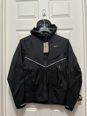 Nike Storm-FIT ADV Running Jacket Black Silver Men's Size XS FZ0622-010 NWT