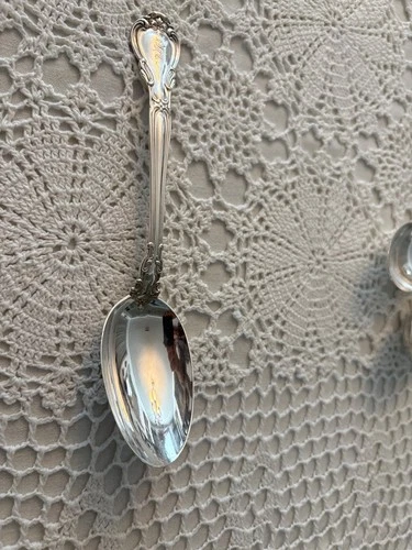 Gorham Chantilly Sterling Silver Tablespoon Serving Spoon with “S” monogram
