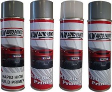 SELECTION OF 500ML AEROSOL PRIMERS FOR WOOD PLASTIC STEEL ALUMINIUM CAR BODYSHOP