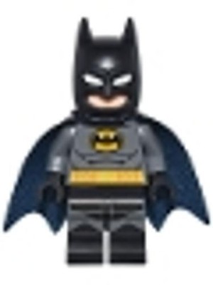 Lego Batman - Dark Bluish Gray Suit, Dark Blue and Black Cape-sh0958-Set 76271