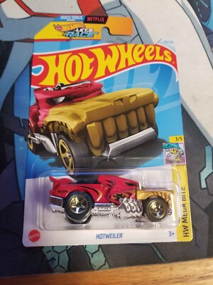 2024 Hot Wheels Hw Mega Bite Hot Weiler, 66/250 Red