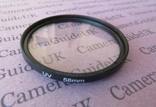 UV 58mm Filter Ultra Violet For Nikon Canon Pentax Sony Camera Lens SLR DSLR