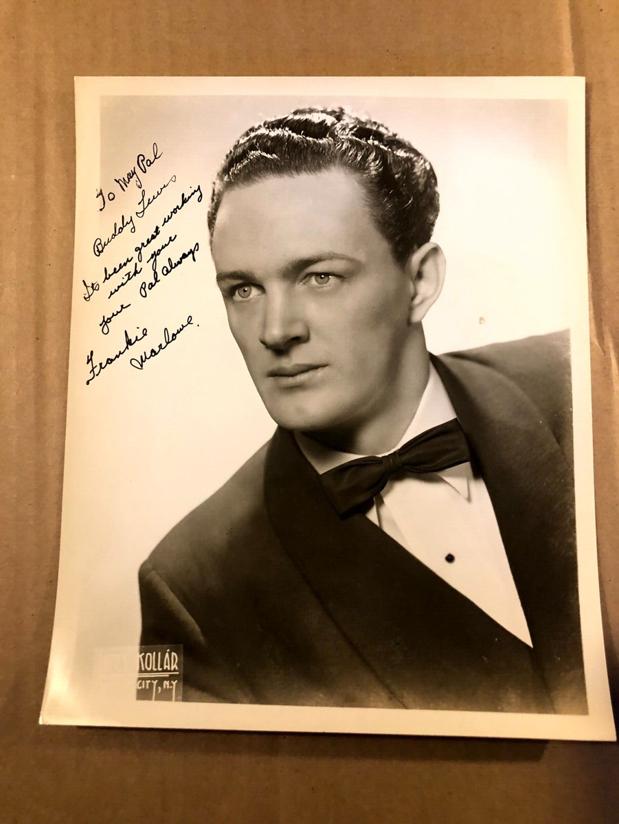 Frank Marlowe Very Rare Very Early Autographed 8/10 Photo 30s L