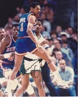 Maurice Cheeks Signed New York Knicks 8x10 inch Photo Hoops * HOF * Minor Dents