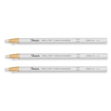 SHARPIE CHINAGRAPH WHITE CHINA MARKER PENCILS - PACK OF 3
