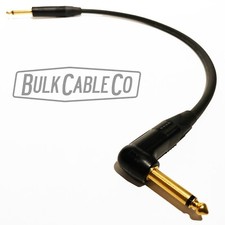 3 FT - Mogami 3082 Speaker Cable - Neutrik Right To Straight Ends - Amp To Cab