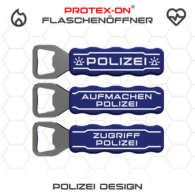 Flaschenöffner Kapselheber Polizei