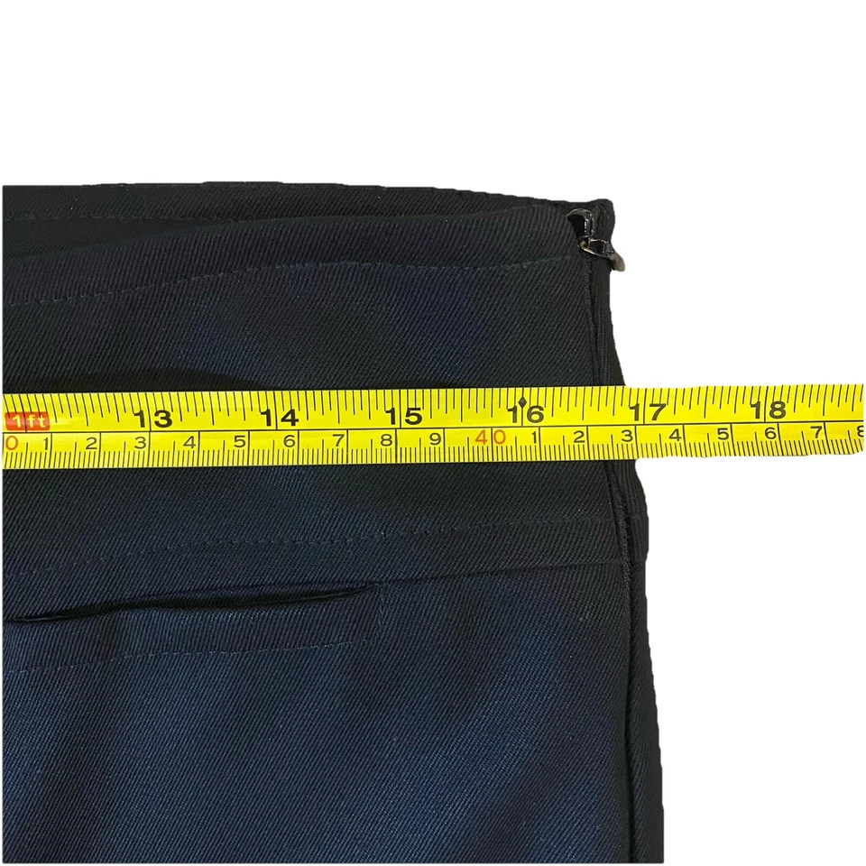 Burberry London Women 100% Wool Bootcut Lined Pants Trousers Sz 8 Made in Italy - Image 4 of 4