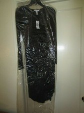 NWT BCBGeneration Hi Low Black Sexy Dress size M top looks like a wrap