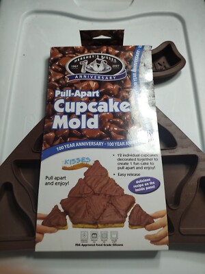 Hershey s Kiss Silicone Pull Apart Cupcake  Candy Treat Mold Pan new old stock