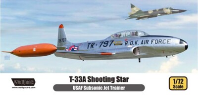 Wolfpack Design 1/72 T-33A Shooting Star | WP17216 | Premium Edition Kit | USAF
