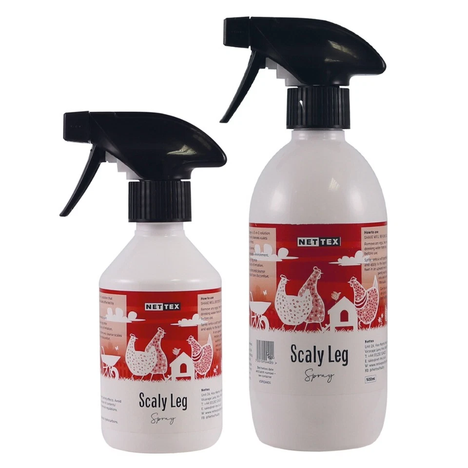 Scaly Leg Spray Nettex 3 in 1 Solution Cleanses And Softens Scales 250ml-500ml