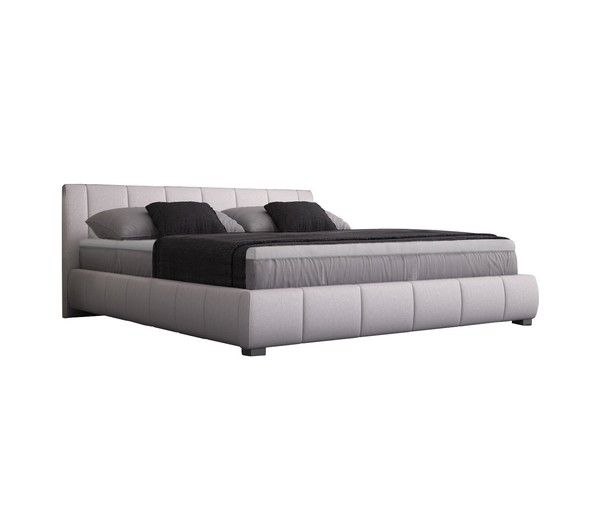 Luna Doppelbett 140X200 Designerbett Polsterbett Ehebett Bett Kunstleder-image