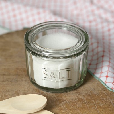 Glass Salt Cellar For Salt Pepper And Spices Holder Container