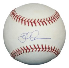Brad Ausmus Astros Tigers Signed OML Baseball PSA/DNA 93325