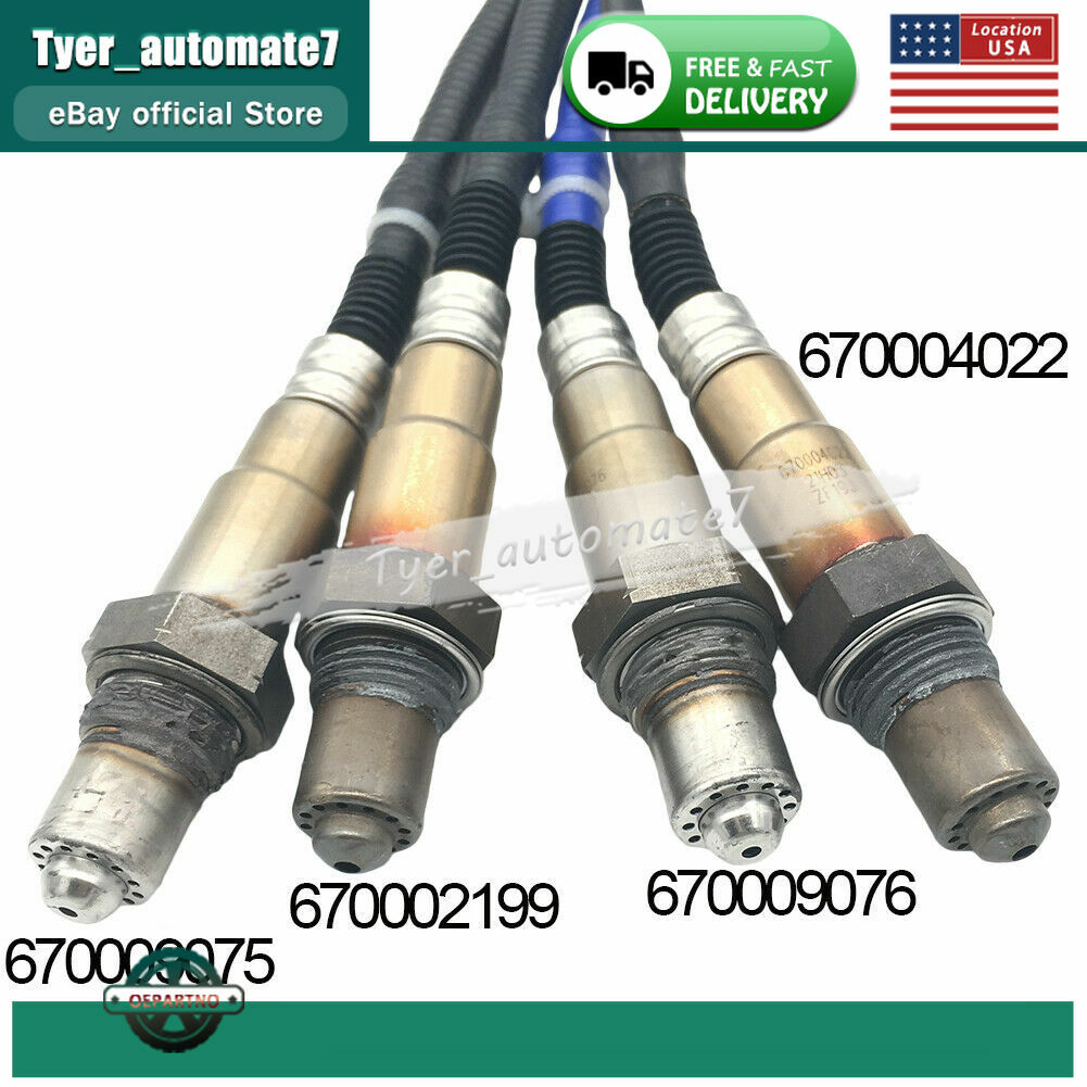 4Pcs Oxygen O2 Sensor For Maserati Ghibli 2014-2020 Levante 2017-2020 3.0L Turbo