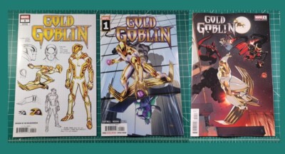 GOLD GOBLIN #1 (2022) NM Cvr A, 1:10 McGuinness Design & Var B Marvel Comics Lot