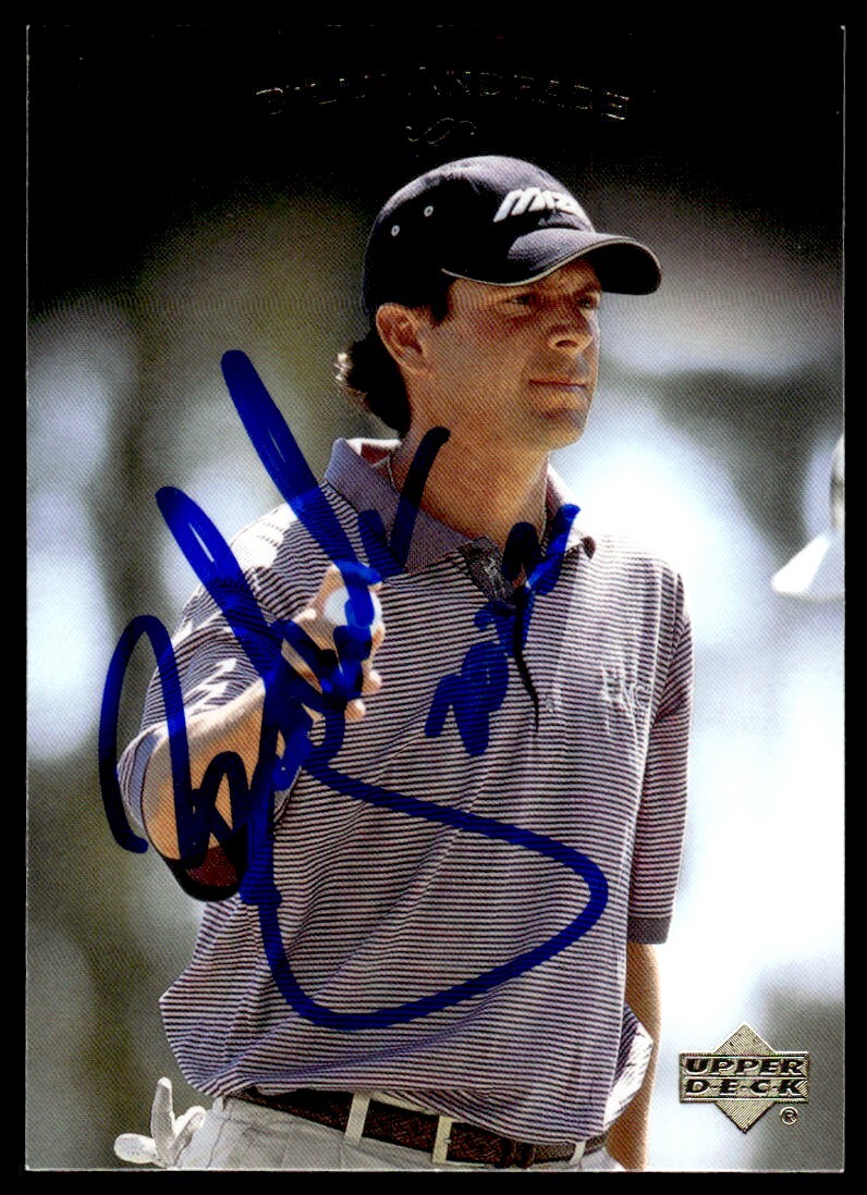 2003 Upper Deck Golf Billy Andrade Auto #3 Signed