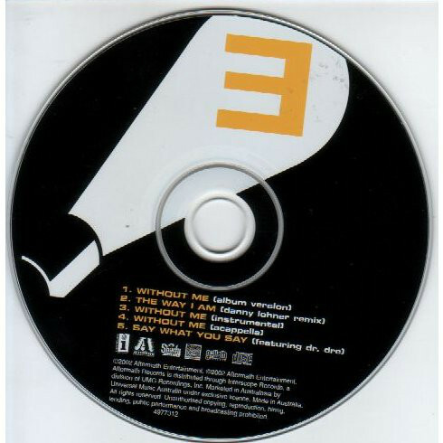 Eminem-Without Me-CD FEAT DR DRE 5 TRACKS | eBay