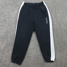 Nike Sweatpants Mens Small Black Sportswear Fleece Just Do It Track Pant Jogger