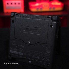 Black On Black Nintendo Game Boy Advance SP GBA SP IPS Adjustable Brightness