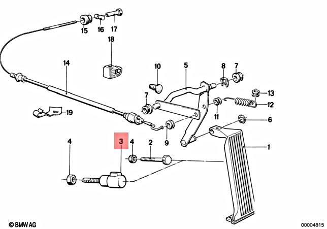 BMW Z3 E36 Kick Down Switch Auto Automatic Transmission 