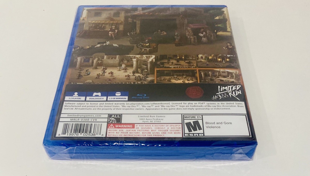 Story Of A Gladiator - Édition Limitée #388 PS4 - Neuf Sous Blister Avec Carte Collector
