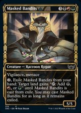 Masked Bandits x4 4x Showcase Streets of New Capenna NM MTG
