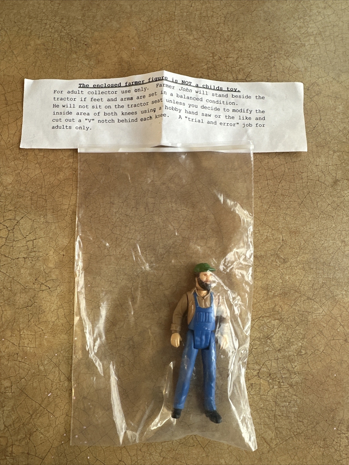 Toy Farmer Figure John Adult Collector Figure John Deere Rare eBay