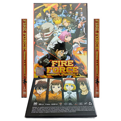 DVD Anime Fire Force Complete Series Season 1+2 (1-48 End) English Dubbed