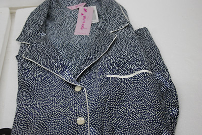 Marks & Spencer Women's Per Una Sleepwear Pajama T37/6157 Navy/White Size 20 NWT