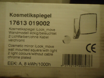Keuco iLook_move 17613 Kosmetikspiegel + Beleuchtung + Unterputz