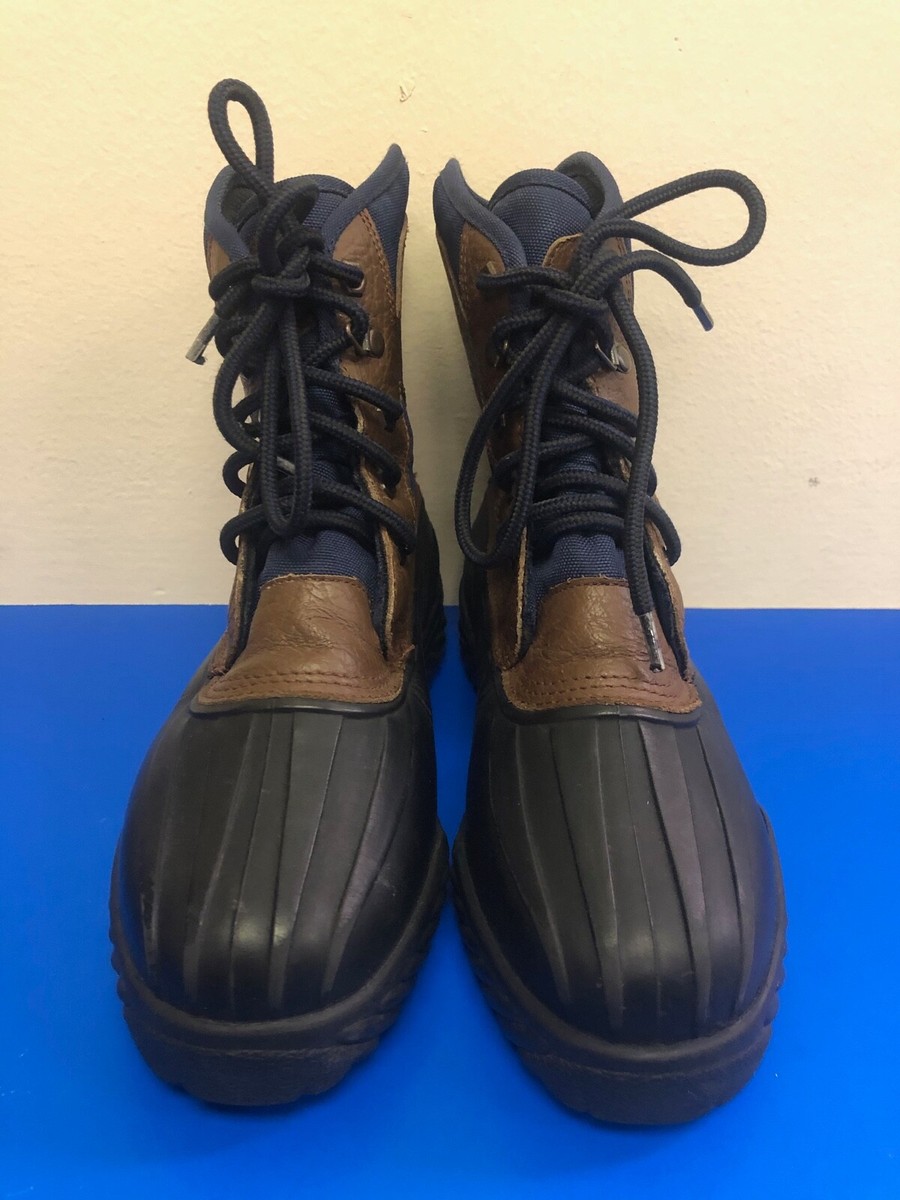 Lacrosse Men Brown/Navy Leather Duck Boots Size US 7 $_57.PNG?set_id=880000500F main image 3