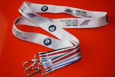 BMW Schlüsselband Sport Bob & Skeleton Worldcup original Keychain Lanyard Neck