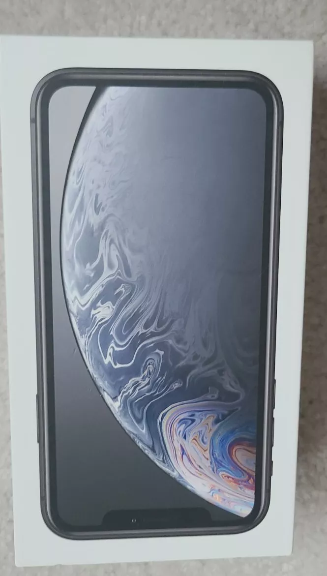 Apple iPhone XR 64GB Black Empty Box ONLY