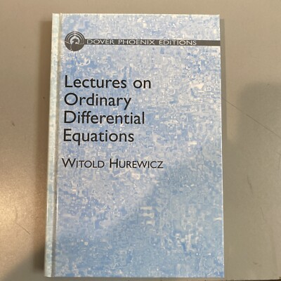 Phoenix Edition Ser.: Lectures on Ordinary Differential Equations by Witold...