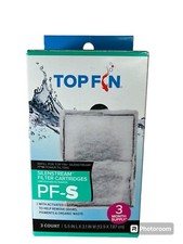 Top Fin Silenstream Filter Cartridges PF-S Open Box Contains 2 Filters.