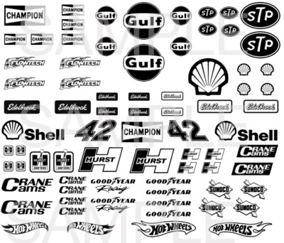 Decalcomanie Ad Acqua 1:64 Per Hot Wheels – Logo HW E Caccia Al Tesoro – Fatte A Mano USA - Foto 3